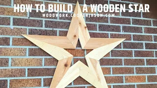 How to make a DIY Wooden Star decoration for your wall