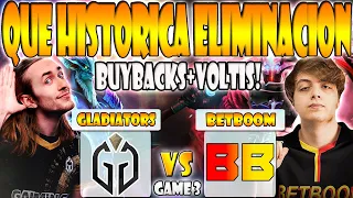 GLADIATORS VS BETBOOM BO3[GAME 3] ELIMINACIÓN-CCNC VS NIGHTFALL, GPK, PURE -RIYADH MASTERS 2023-DOTA