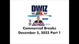 Musika at Balitaan Commercial Breaks December 5, 2022 Part 1