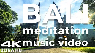 BALI INDONESIA travel 4K Scenic Relaxation Film With Calming, meditation music video, relaxing music