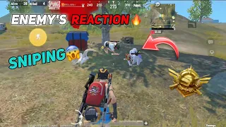 ENEMY'S REACTION😱ON MY SNIPING🔥|PUBG MOBILE LITE 5 FINGER CLAW 1V4 SNIPER GAMEPLAY🔥|@LouWanGaming