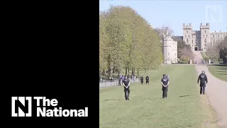 Prince Philip's funeral: Police perform security sweep at Windsor Castle