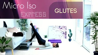 20 Min Pilates Butt Workout - BARLATES BODY BLITZ Micro Iso Express Glutes