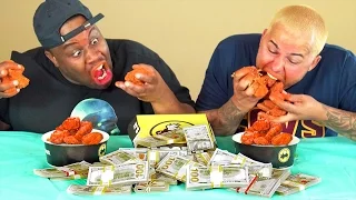 BLAZIN BUFFALO WILD WINGS CHALLENGE!!!!! $10,000 CASH BET!!