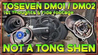 Not a Tongsheng! TOSEVEN DM01 and DM02 Mid drive motor discussion and ride footage