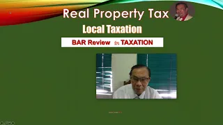 TAXATION - REAL PROPERTY Tax (Amilyar)  - LOCAL Taxation -  Dean Joe-Santos B. Bisquera