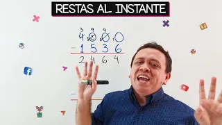 Como restar al instante (¿prestando?) | Truco |