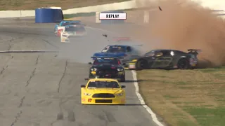 Mega Crash Caught on Camera at Road Atlanta in Trans Am Race