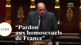 Eric Dupond-Moretti demande pardon aux "personnes homosexuelles de France" au nom de la République