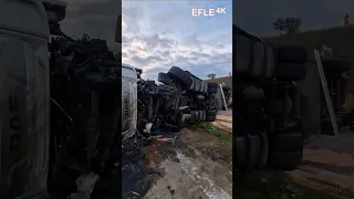 ❌️LKW Unfall🛑Sattelschlepper liegt quer auf Autobahn❌️