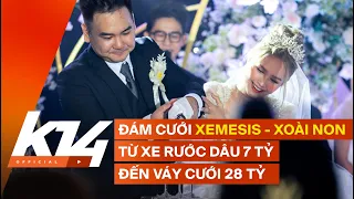 Kenh14.vn ✅ Từ xe rước dâu 7 tỷ đến váy cưới 28 tỷ, đám cưới Xemesis - Xoài Non "đỉnh của chóp"