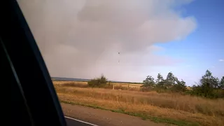 Степной пожар под Волгоградом