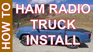 Ham Radio Mobile Install - Toyota Tacoma Ham Radio Install