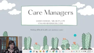 Care Connection Webinar: Health Care Advocates & Geriatric Care Managers