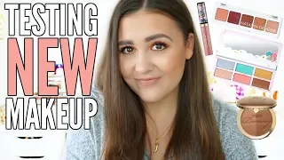 TESTING NEW HIGH END MAKEUP | FULL FACE OF FIRST IMPRESSIONS!!