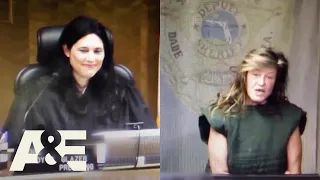 Court Cam: Woman Won't Stop Cursing at Judge | A&E