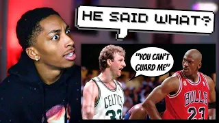 Larry Bird - Trash Talking REACTION!!!