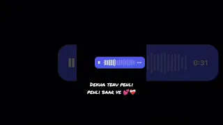 Dekha tenu pehli pehli baar ve 💕 Cover song #musicsinglyrics #shortfeed #amansingh