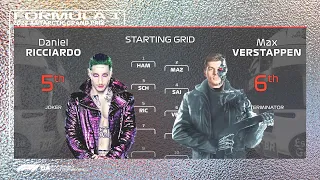 F1 2022 Starting Grid BUT Drivers Are SUPER VILLAINS !!!
