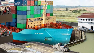 Sailing World’s Biggest Ships Across Narrow Panama Canal