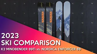 2023 K2 Mindbender 89Ti vs. Nordica Enforcer 88