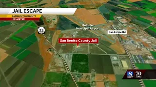 Escaped San Benito County Jail inmate may have been picked up