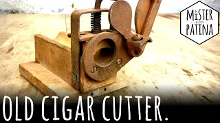 Old Cigar Cutter Restoration - Tool Restoration | Mister Patina