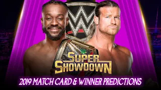 WWE Super ShowDown 2019 Match Card & Winner Predictions