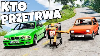 ❄️ JAKIE AUTO PRZETRWA? WYSPA ŚMIERCI! | BeamNG Drive |