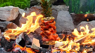 Tacos Al Pastor - The Campfire way