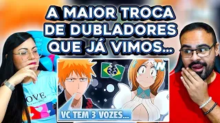 REACT VÍCIO NERD | A dublagem BRASILEIRA de BLEACH é uma VERGONHA! 😡🎙