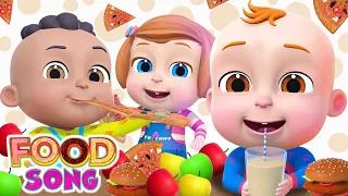 Food Song And More Nursery Rhymes & Kids Songs | Demu Gola Rhymes