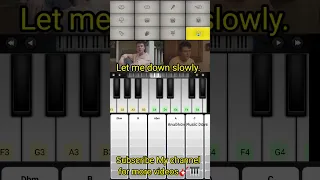 Let me down slowly😍alec Benjamin song #shorts #music