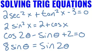 Solving Trig Equations Using Identities