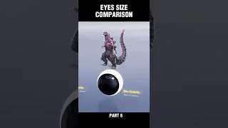 Dinosaurs, Animals & Sea Monster Eyeball : 3D Size Comparison