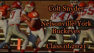 Colt Snyder Nelsonville-York Class of 2021(Senior Highlights)