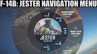 F-14B Tomcat: AI Jester Navigation Menu Tutorial | DCS WORLD