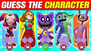 Guess The Character's By Voice & Emoji | Poppy Playtime Chapter 3, Garten Of Banban, Digital Circus