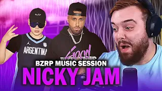 REACCIONANDO a BIZARRAP Music Sessions #41 | Nicky Jam