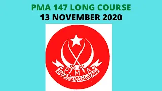 PMA LONG COURSE 147 initial test preparation online ||  13 NOVEMBER 2020  SOLVED MCQS