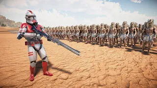 1 Million Egyptian Warriors Vs 5,000 Clone Shock Trouper | Ultimate Epic Battle Simulator 2 | UEBS 2