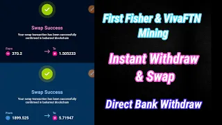 First Fisher & VivaFTN Mining | Instant Withdraw & Swap | Direct Bank Withdraw | Tamil