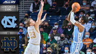 North Carolina vs. Notre Dame Condensed Game | 2021-22 ACC Men’s Basketball