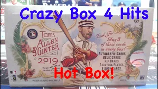 2019 Topps Allen & Ginter Hobby Box ** Hot Box + 4 Hits! + #/10 Sp = Crazy Box check it out!