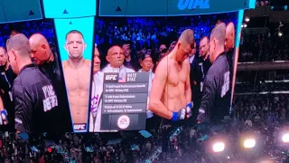 UFC 244: Nate Diaz Vs Jorge Masvidal full walkout | Crowd Reaction