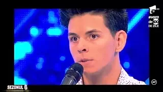 Nechifor Mihai Emilian a venit extrem de îndrăgostit la X Factor! Dar a plecat...învins!