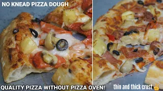 HINDI MO NA KAILANGAN  MASAHIN O HAWAKAN ANG DOUGH/ QUALITY FRESH PIZZA WITHOUT PIZZA OVEN!