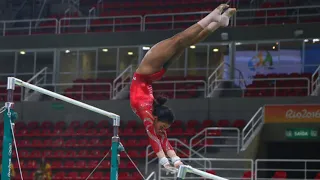 Gabby Douglas Uneven Bars