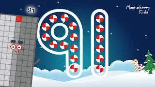 Numberblocks 91 Magic Run Special Christmas - Numberblocks Adventure | Number Counting Go Christmas