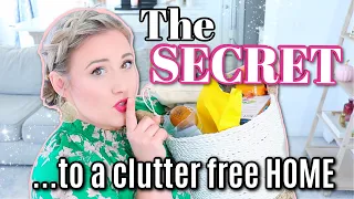 The SECRET to Decluttering a VERY MESSY Home